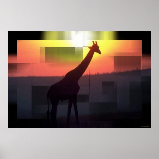 Affiches Imprimer Giraffes (Devant)