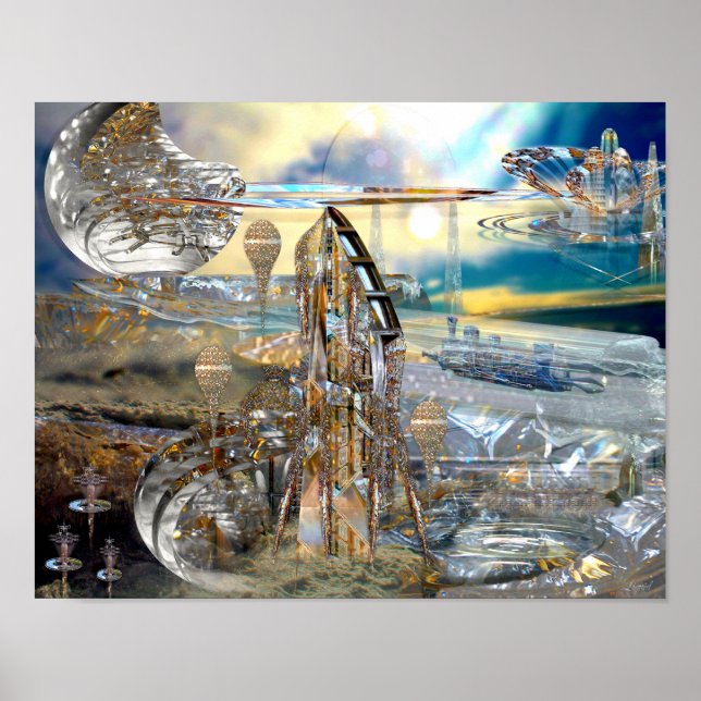 Affiches Imprimer Glissade Station (Devant)