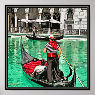 Affiches Imprimer : Gondolier