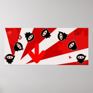 Affiches Imprimer Kawaii Ninja Flipz
