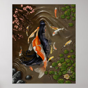 Affiches Imprimer Koi Mermaid