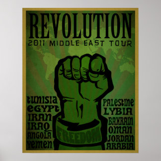 Affiches Imprimer la révolution de 2011