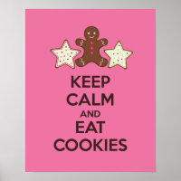 Imprimer l'affiche des cookies pour garder le calm
