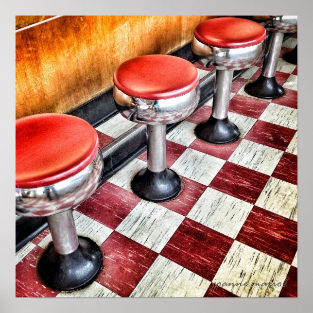 Affiches Imprimer l'affiche du Carré À damiers (Devant)