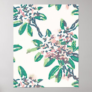 Affiches Imprimer l'aquarelle Rhododendron