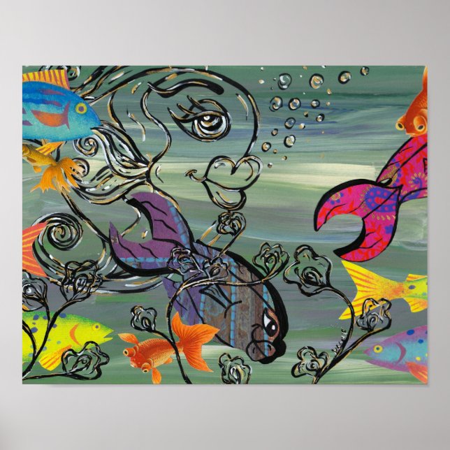 Affiches Imprimer l'aquarium Super (Devant)