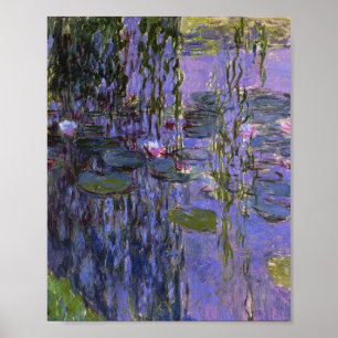 Affiches Imprimer - Lillies d'eau par Claude Monet