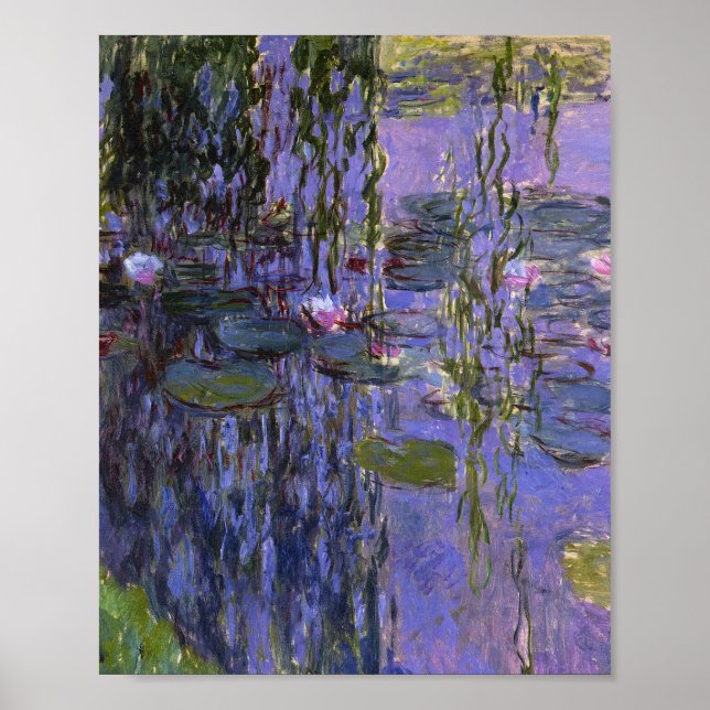 Affiches Imprimer - Lillies d'eau par Claude Monet (Devant)
