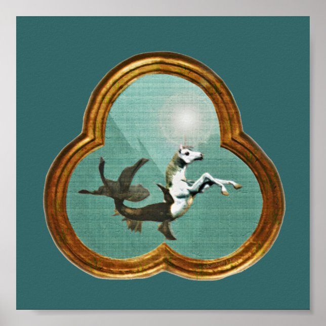 Affiches Imprimer Unicorne de mer (Devant)