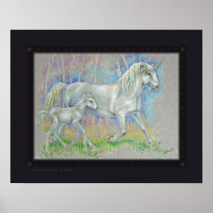 Affiches Imprimer - Unicorne et bébé