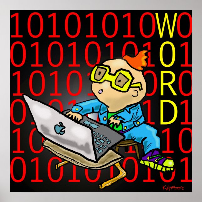 Affiches Imprimer "Word"- par Kev Moore (Devant)