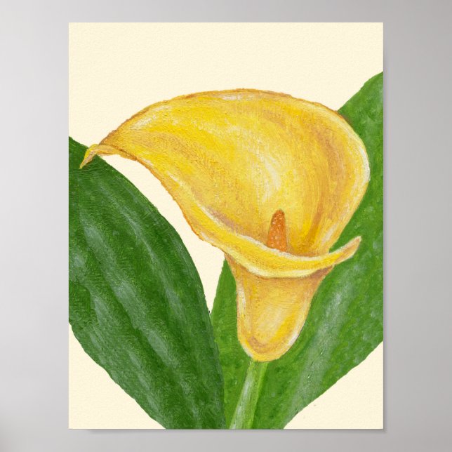 Affiches Imprimerie d'art Calla Lily (Devant)