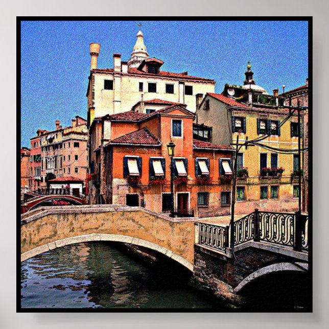 Affiches Imprimerie Venise Italie (Devant)