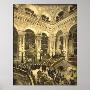 Affiches Inauguration du théatre de l'opéra à Paris, Fra