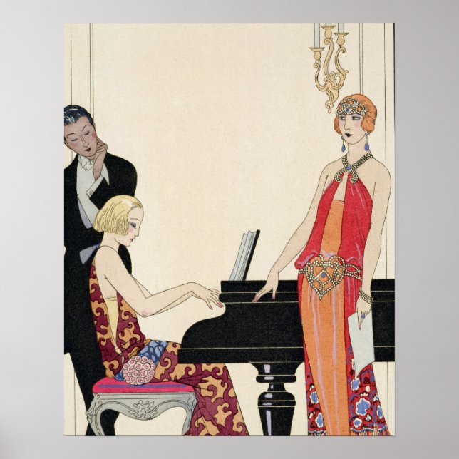 Affiches Incantation, illustration pour 'Gazette du Bon Ton (Devant)