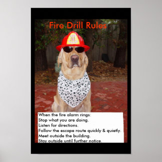 Affiches Incendie