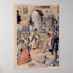 Affiches Incinération solennelle du Roi Norodom I