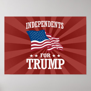 AFFICHES INDÉPENDANTS POUR TRUMP