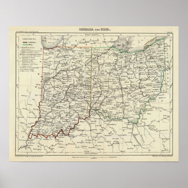 Affiches Indiana et Ohio (Devant)