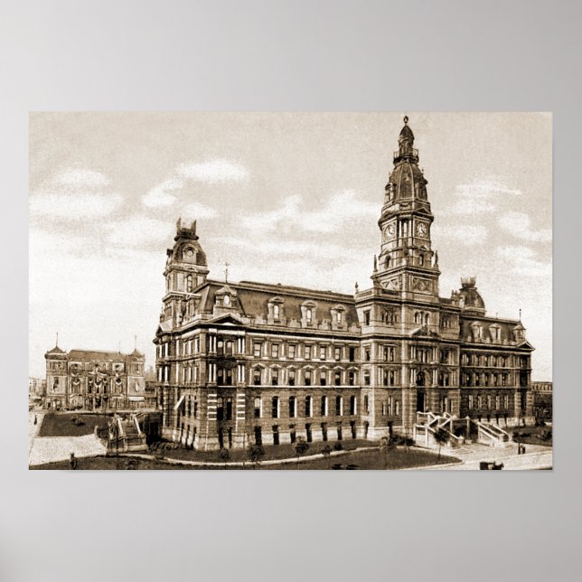 Affiches Indianapolis Indiana Old Marion County Courthouse (Devant)