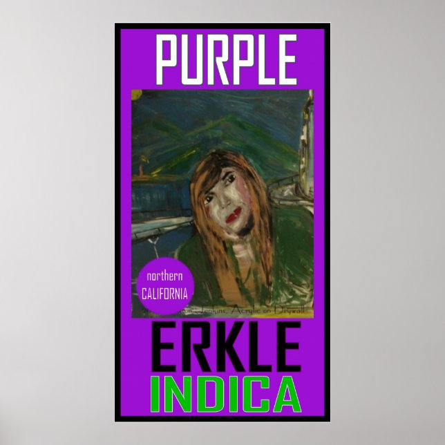 AFFICHES INDICA ERKLE VIOLETTE (Devant)