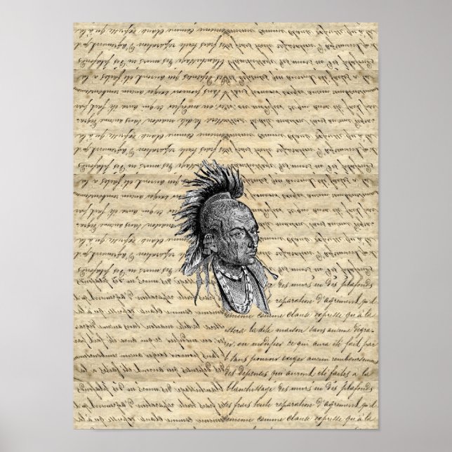 Affiches Indien américain (Devant)