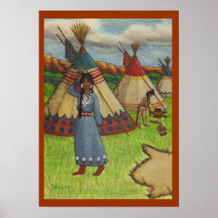 Affiches Indiens Blackfoot