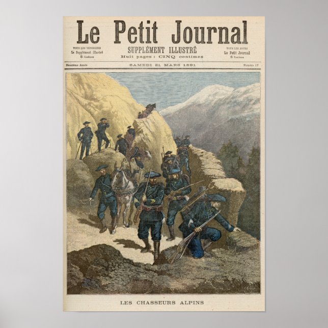 Affiches Infanterie de montagne (Devant)