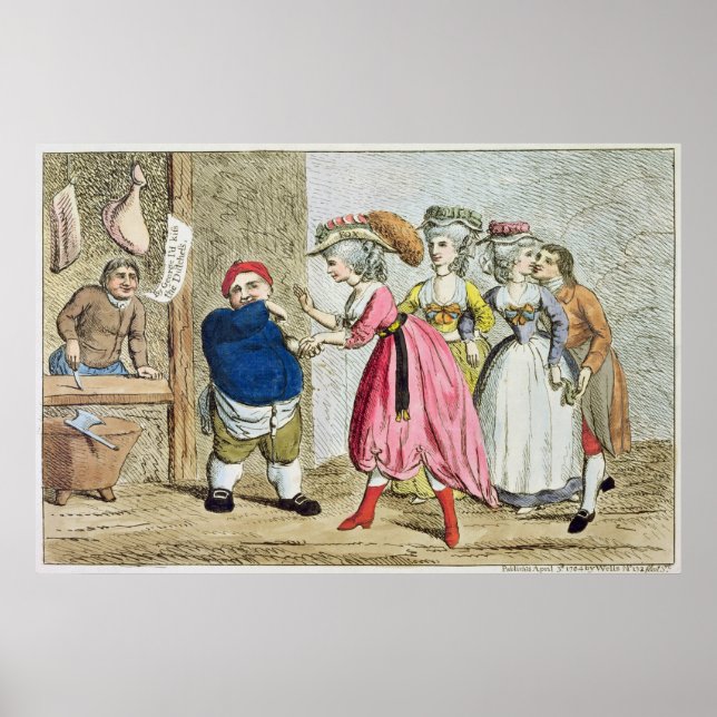 Affiches Influence féminine, ou toile du Devonshire (Devant)