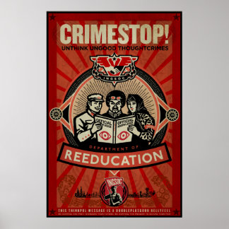 Affiches INGSOC 1984 Thoughtcrime Imprimer