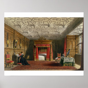 Affiches Inlaid Chamber, Sizergh, Westmoreland, 1849 (w/c