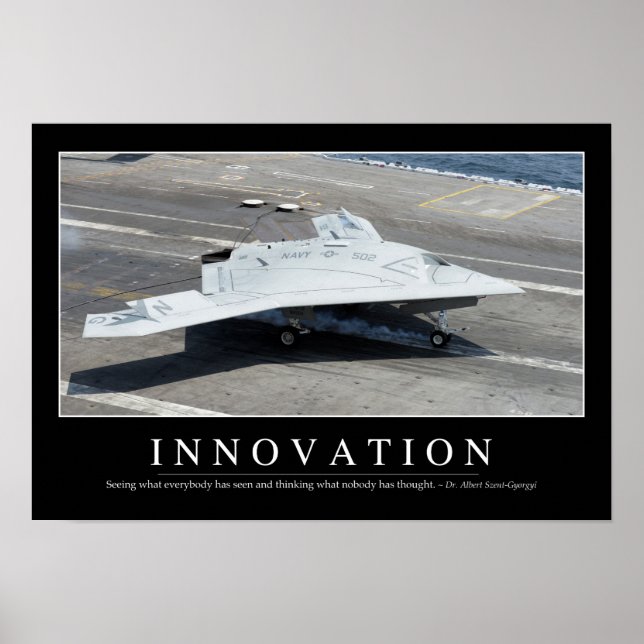 Affiches Innovation : Citation 1 inspirée (Devant)