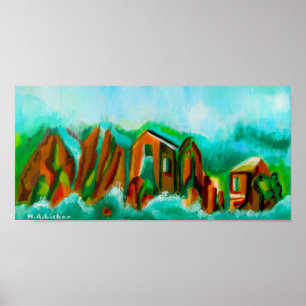 Affiches Inondation alpine