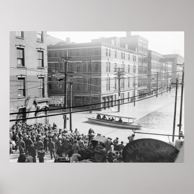 Affiches Inondations de Cincinnati : 1910 (Devant)