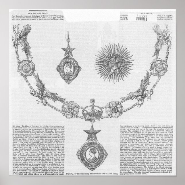 Affiches Insigne de l'ordre de la coutume (Devant)