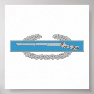 Affiches Insigne d'infanterie de combat