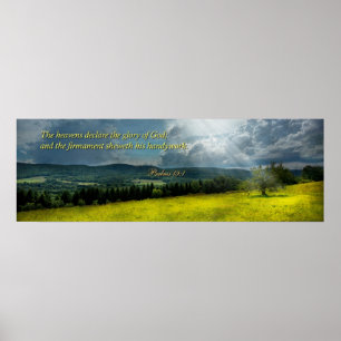 Affiches Inspirant - Espoir éternel - Psaumes 19-1