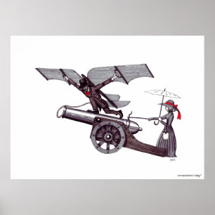 Affiches Inspiration concept surréaliste art noir et blanc