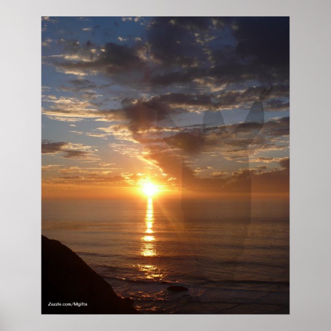 Affiches Inspiration coucher de soleil (Devant)