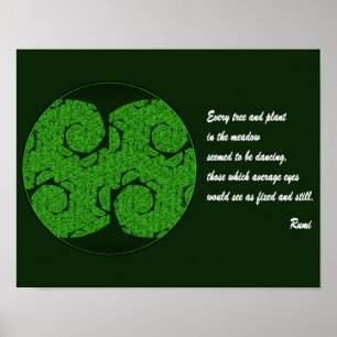 Affiches Inspiration d'Art. Tree Mandala d'affiche de