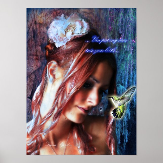 Affiches Inspiration des larmes dans une bouteille (Devant)