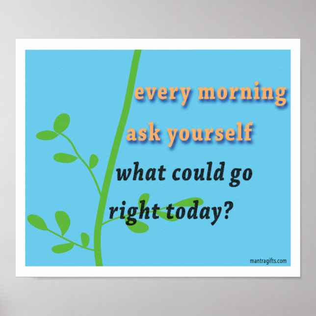 Affiches Inspiration matinale (Devant)