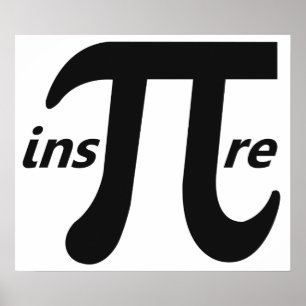 Affiches Inspirez le symbole inspiré de pi