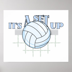 Affiches Installation de volleyball