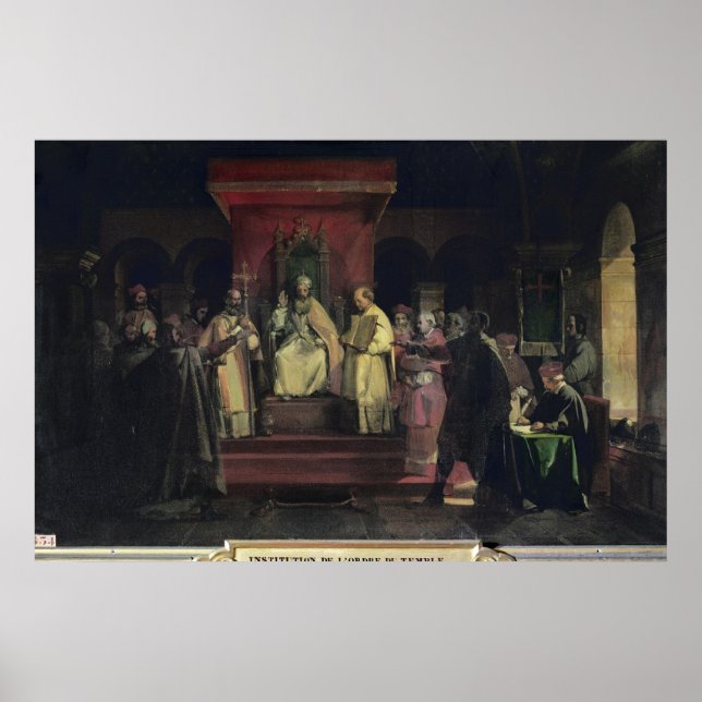 Affiches Institution de l'Ordre des Templiers (Devant)