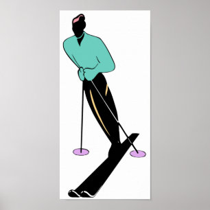 AFFICHES INSTRUCTEUR SKI