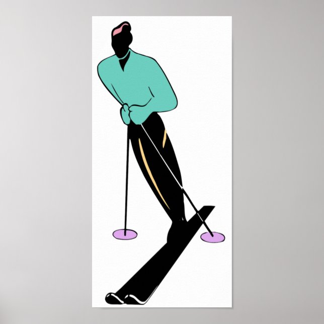 AFFICHES INSTRUCTEUR SKI (Devant)