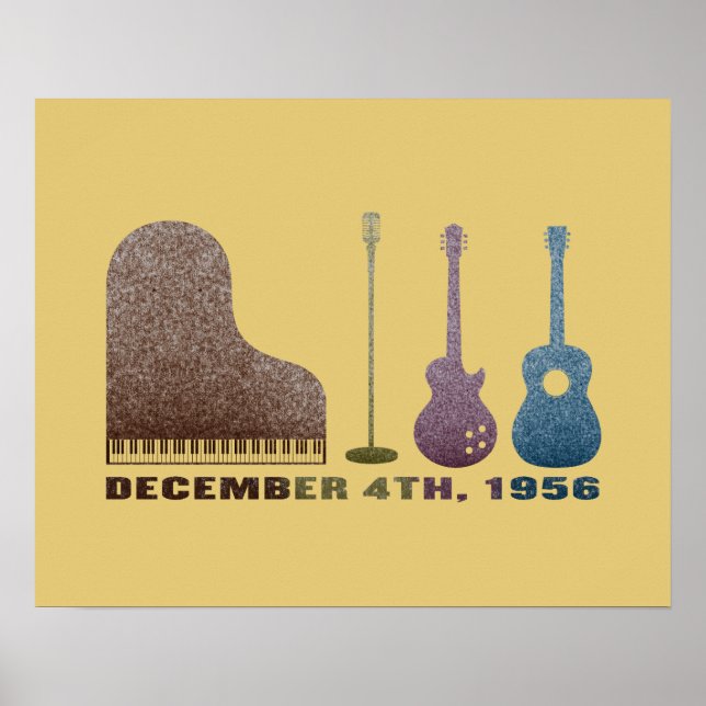 Affiches Instruments de quatuor à millions de dollars - Cou (Devant)