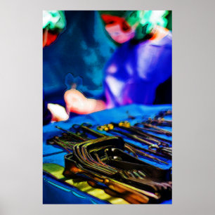 Affiches Instruments Médicales