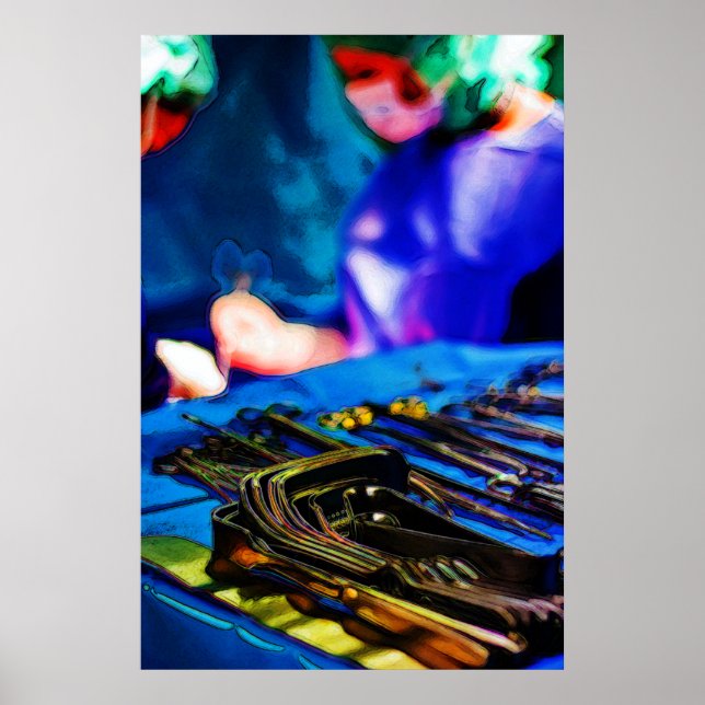 Affiches Instruments Médicales (Devant)